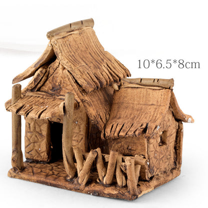 Porcelain Houses Aquarium Landscape Decoration