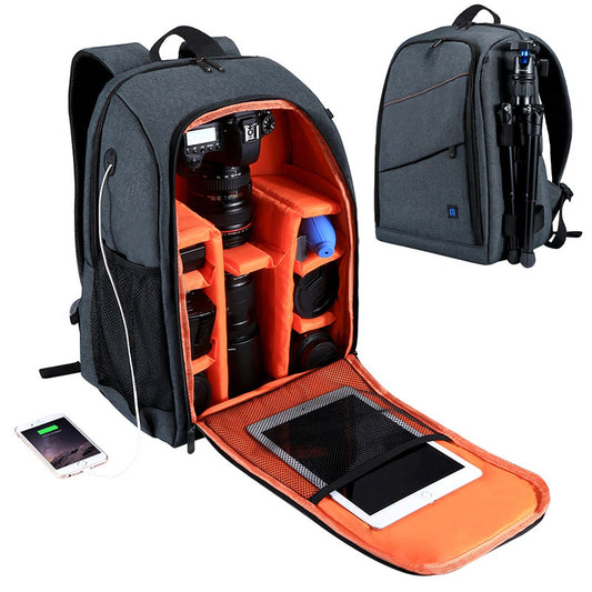 Camera Backpack 
Portable Water and Scratch-proof Dual Shoulders Backpack