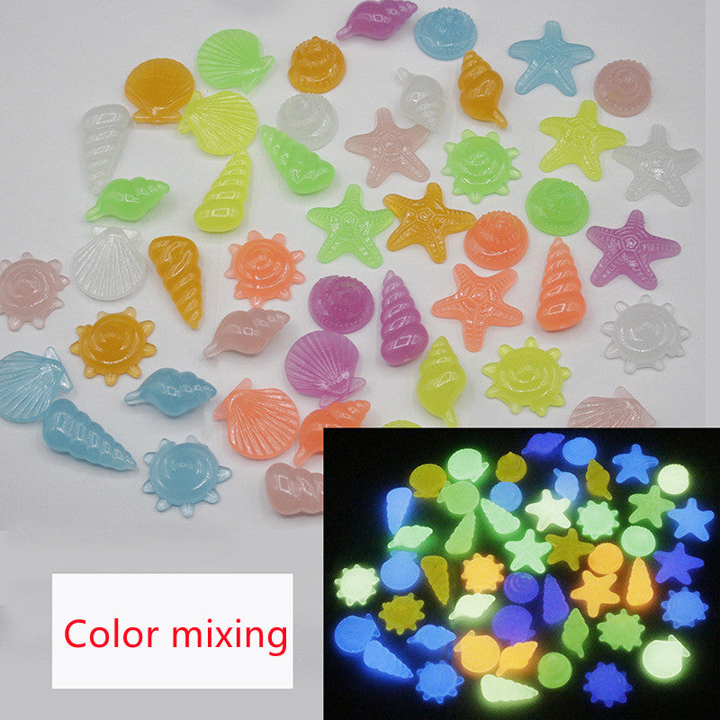 Artificial Fluorescent Luminous Pebbles