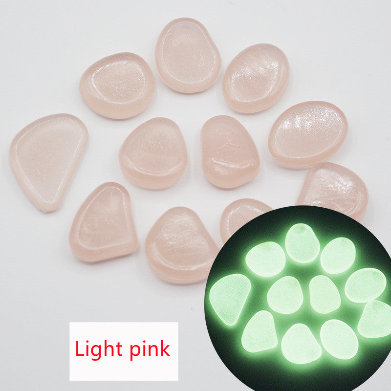 Artificial Fluorescent Luminous Pebbles