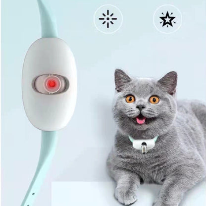 Smart Laser Teasing Cat Collar