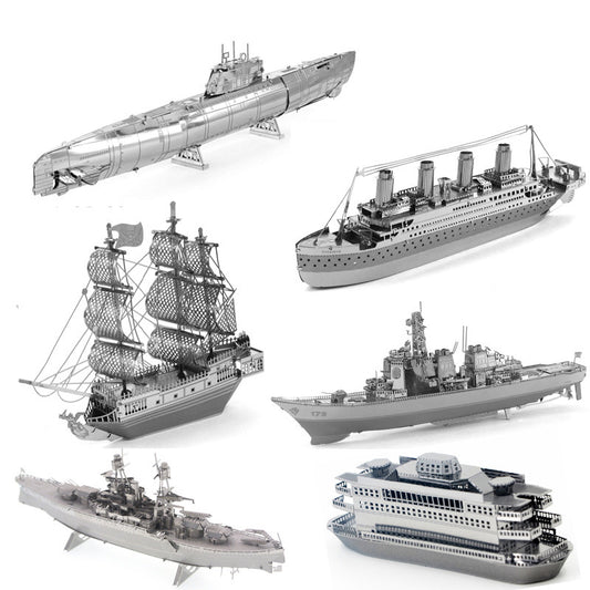 Marine Tranports 3D Metal Assembly Puzzle