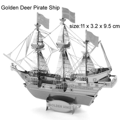 Marine Tranports 3D Metal Assembly Puzzle