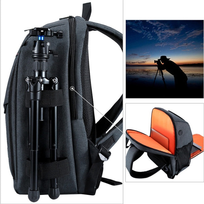 Camera Backpack 
Portable Water and Scratch-proof Dual Shoulders Backpack