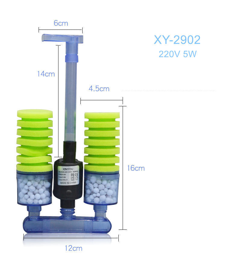 Multifunctional Aquarium Pump and Filter