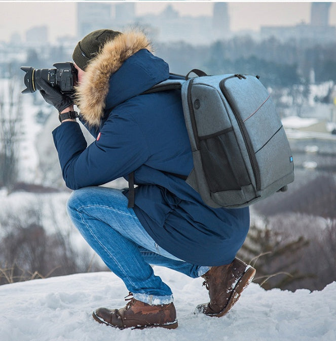 Camera Backpack 
Portable Water and Scratch-proof Dual Shoulders Backpack