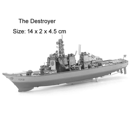 Marine Tranports 3D Metal Assembly Puzzle