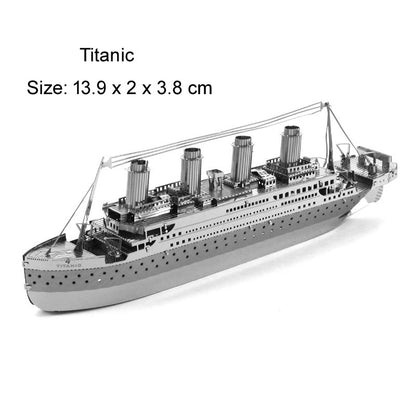 Marine Tranports 3D Metal Assembly Puzzle