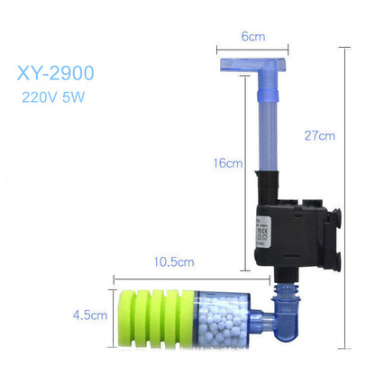 Multifunctional Aquarium Pump and Filter