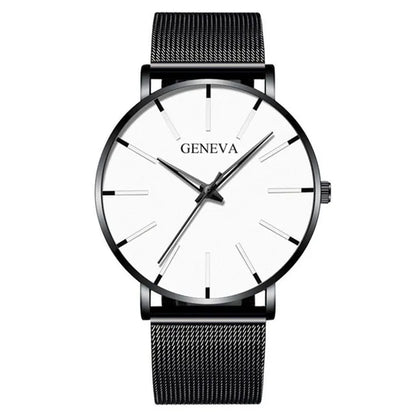 GENEVA Ultra Thin Quartz Watches For Men