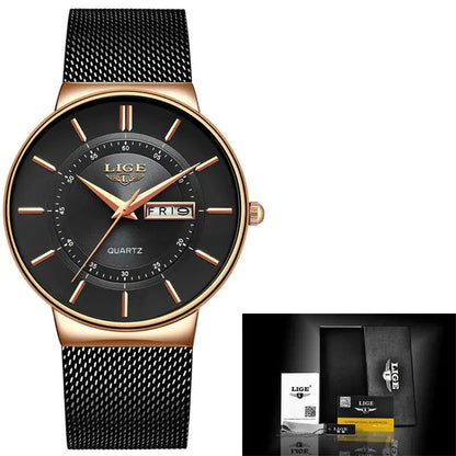 LIGE Luxury Men's Watch