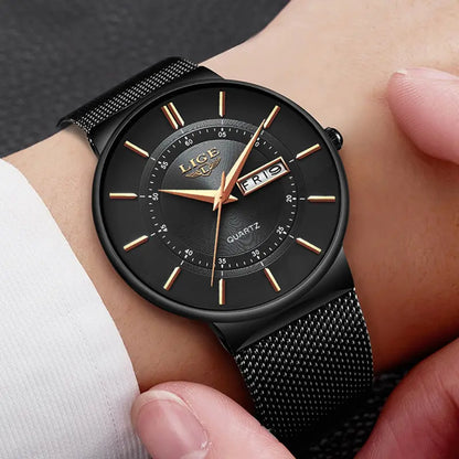 LIGE Luxury Men's Watch