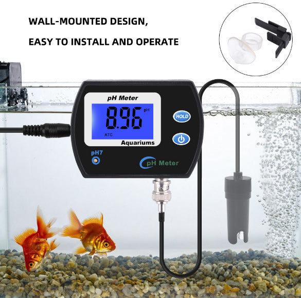 PH Meter Analyzer Resolution With Backlight for Aquarium