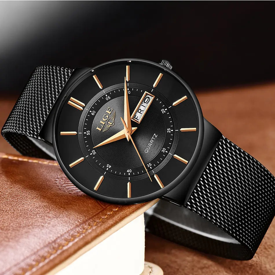 LIGE Luxury Men's Watch