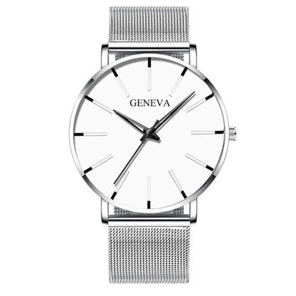 GENEVA Ultra Thin Quartz Watches For Men